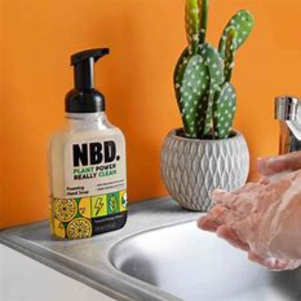 VEGAN ORGANIC HAND SOAP! NBD Plant Power Really Clean YUZU & ORANGE FLOWER SCENT